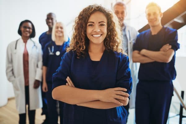 diverse healthcare staff