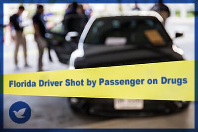 Florida Driver Shot by Passenger on Drugs