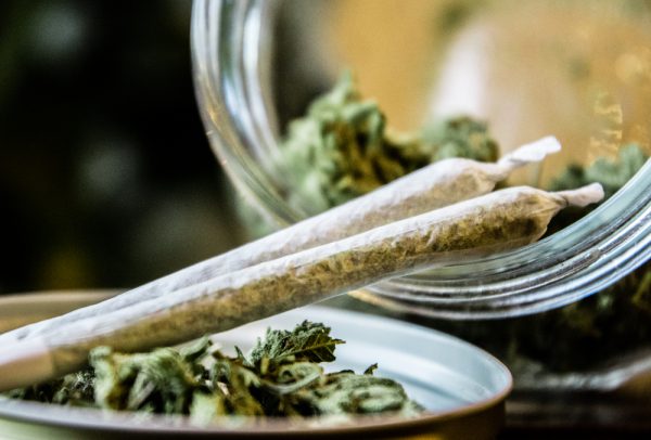marijuana joints and buds